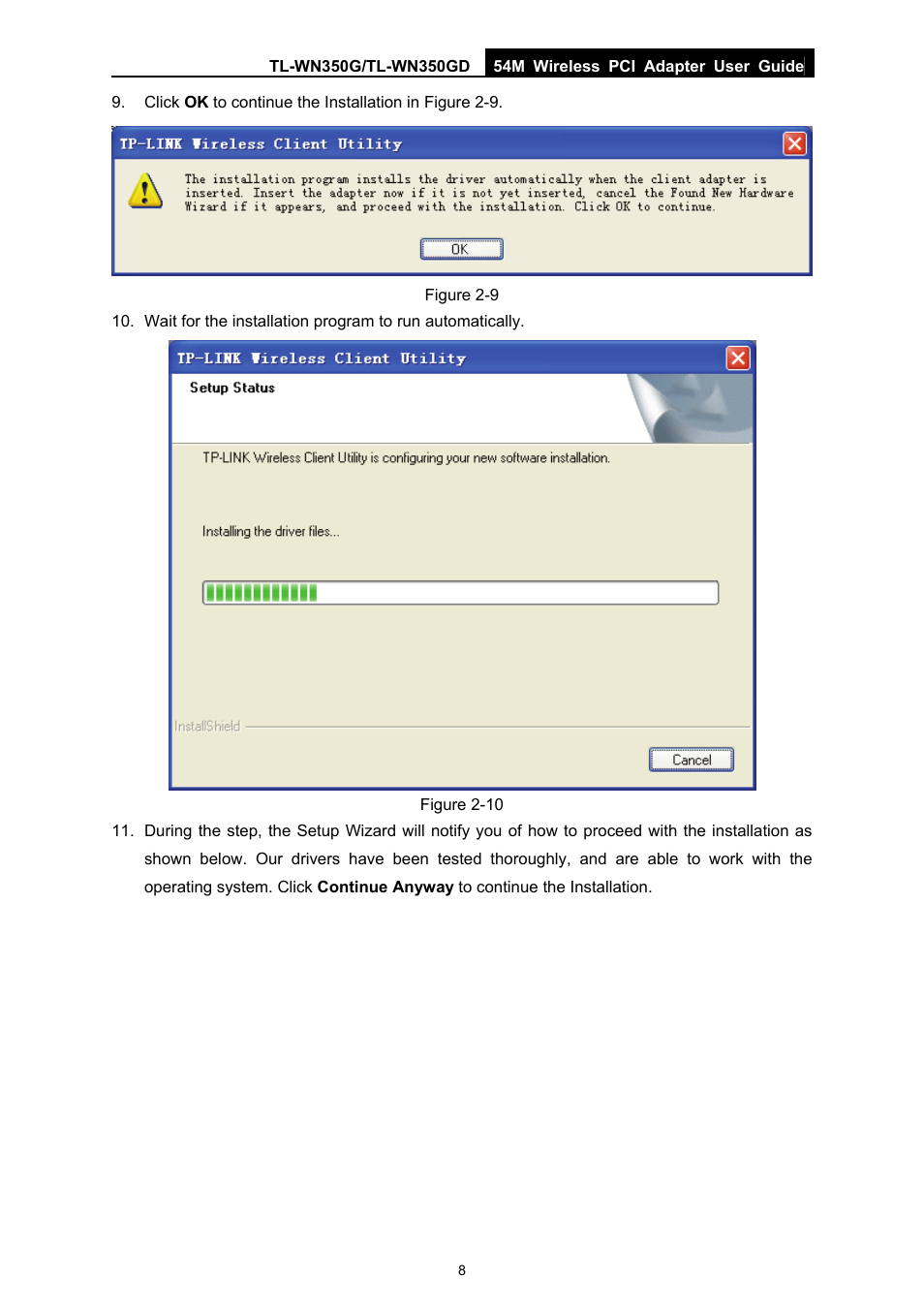 TP-Link TL-WN350G User Manual | Page 14 / 40