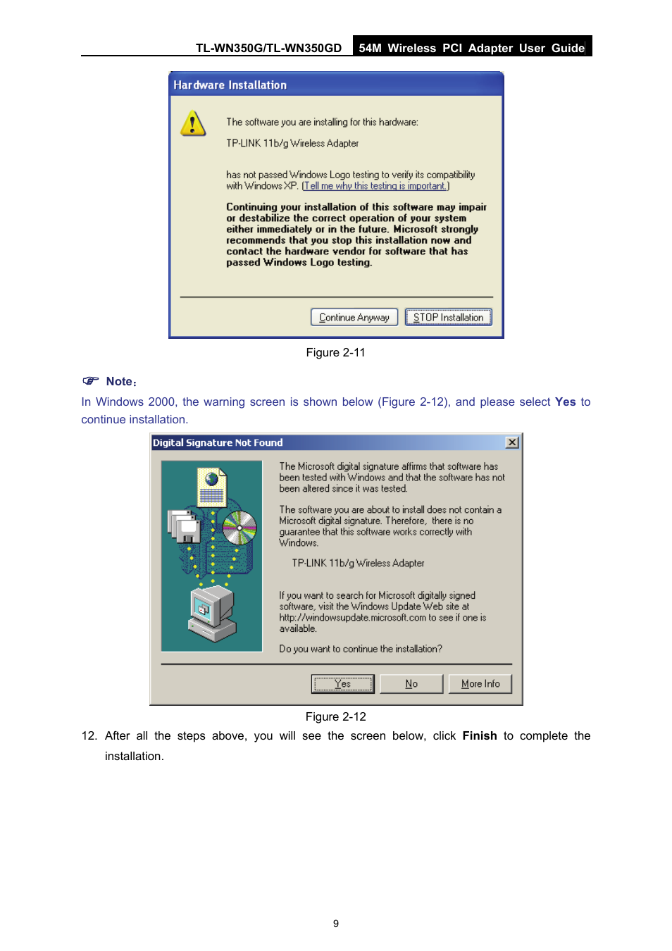 TP-Link TL-WN350G User Manual | Page 15 / 40