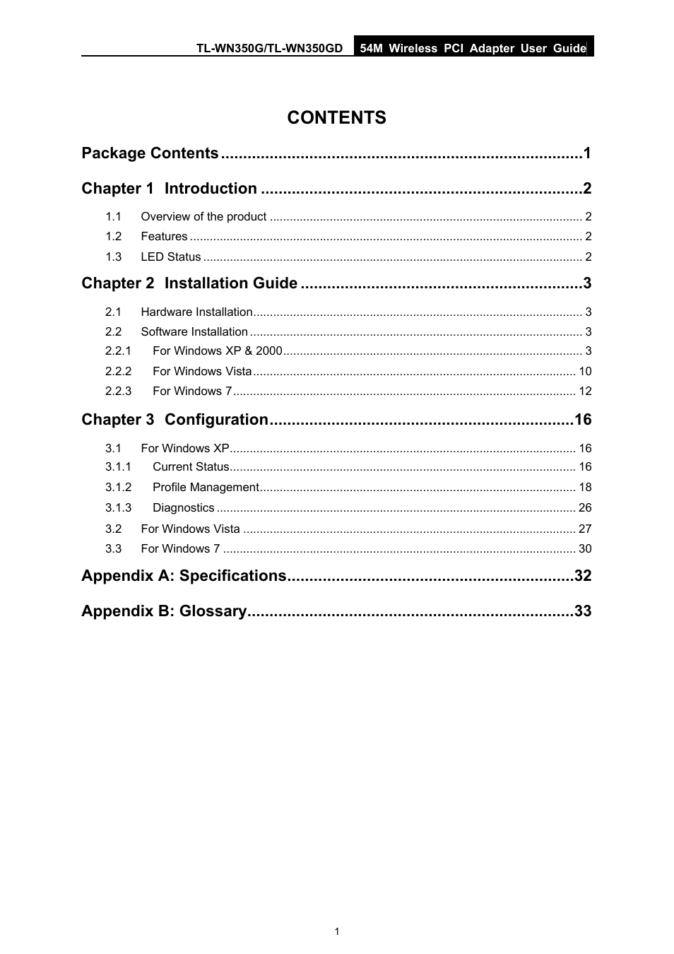 TP-Link TL-WN350G User Manual | Page 6 / 40