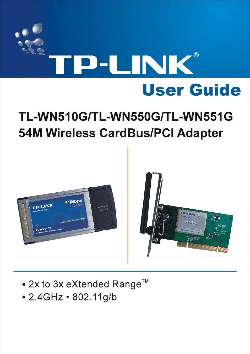 TP-Link TL-WN551G User Manual | 27 pages