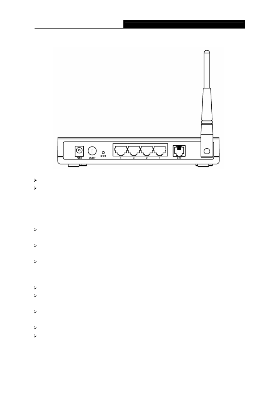 2 the back panel, 3 installation environment, The back panel | Installation environment | TP-Link TD-W8901G User Manual | Page 12 / 66