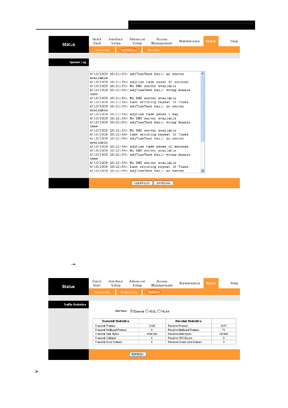 3 statistics | TP-Link TD-W8901G User Manual | Page 24 / 66