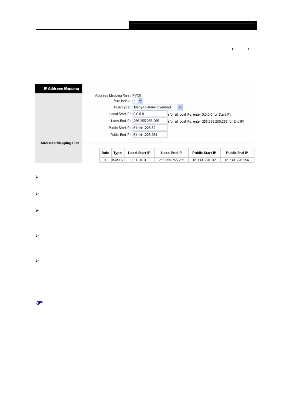 3 ip address mapping | TP-Link TD-W8901G User Manual | Page 43 / 66