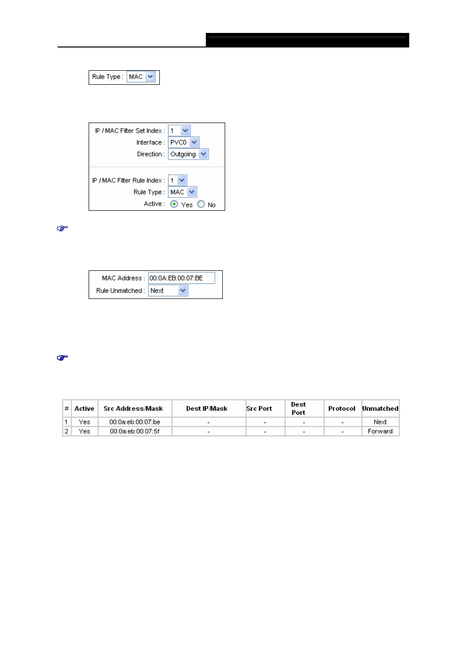 3 application filter | TP-Link TD-W8901G User Manual | Page 54 / 66