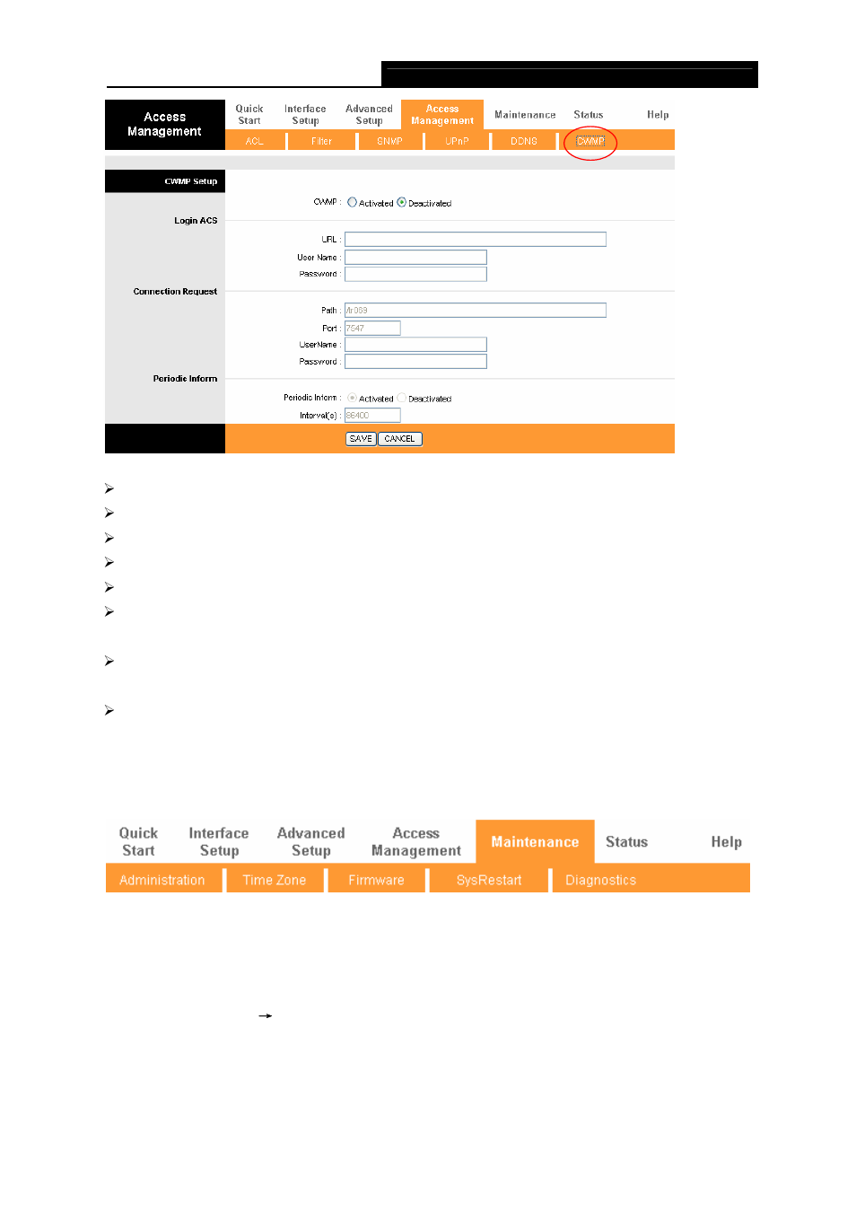 6 maintenance, 1 administration, Maintenance | TP-Link TD-W8901G User Manual | Page 59 / 66