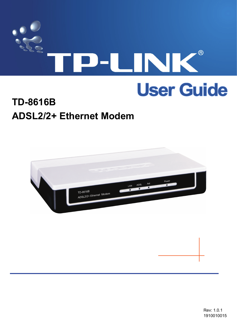 TP-Link TD-8616B User Manual | 22 pages