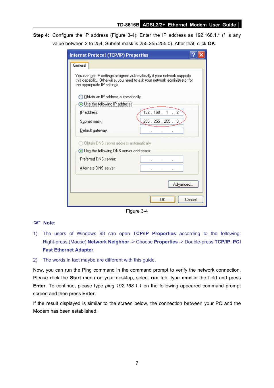 TP-Link TD-8616B User Manual | Page 12 / 22