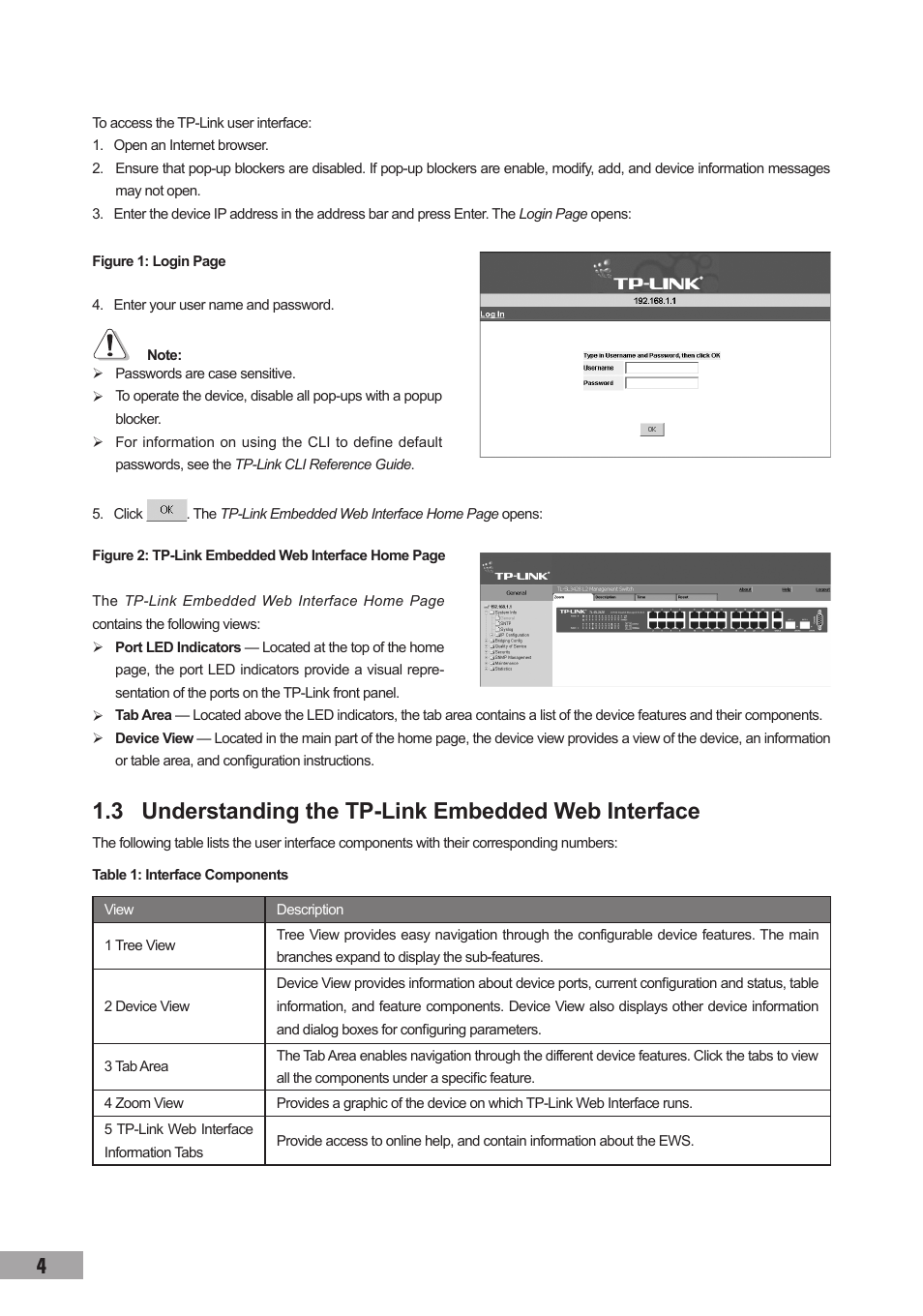 3 understanding the tp-link embedded web interface | TP-Link TL-SL3452 User Manual | Page 11 / 120