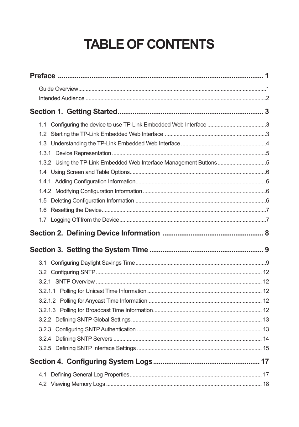 TP-Link TL-SL3452 User Manual | Page 3 / 120