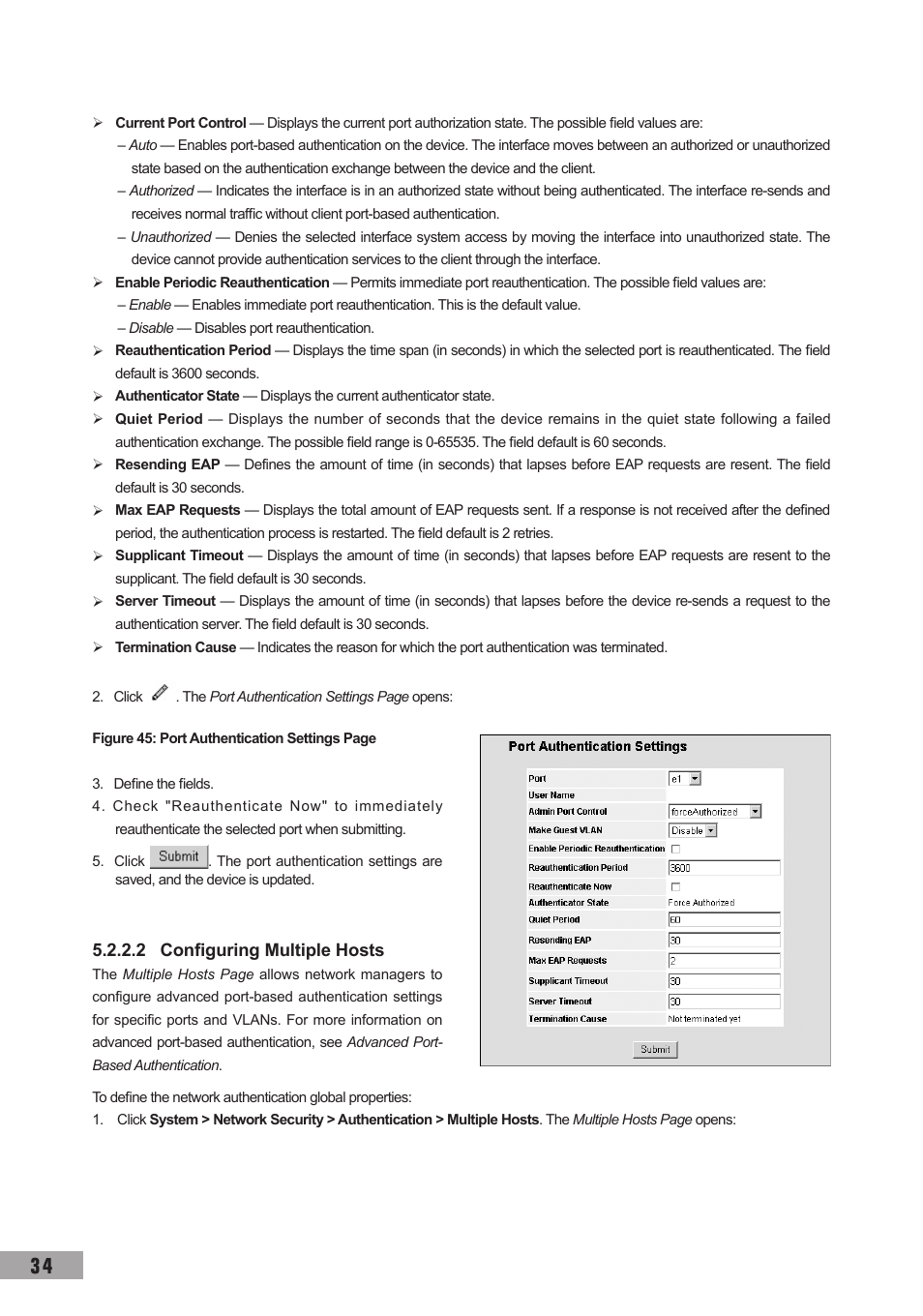 2 configuring multiple hosts | TP-Link TL-SL3452 User Manual | Page 41 / 120