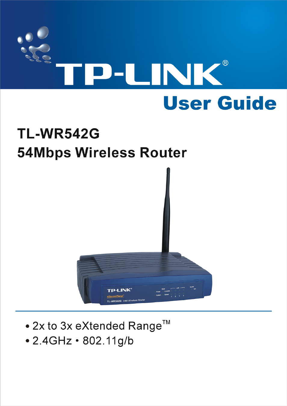 TP-Link TL-WR542G User Manual | 67 pages