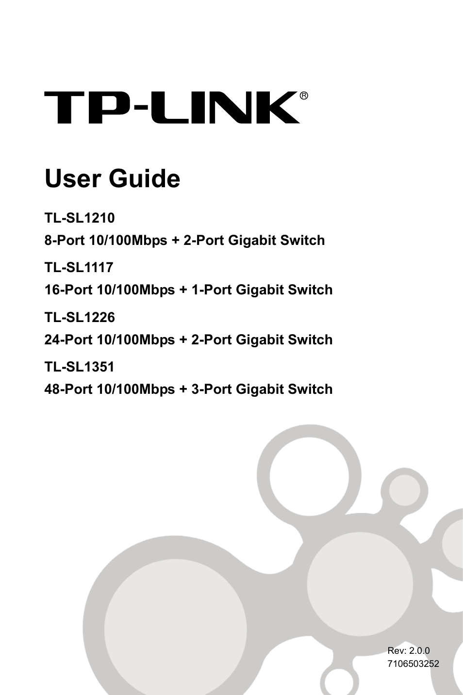 TP-Link TL-SL1210 User Manual | 12 pages