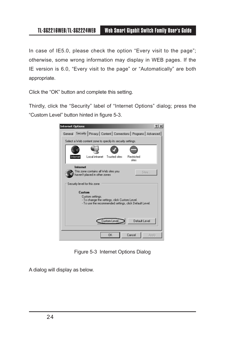 TP-Link TL-SG2224WEB User Manual | Page 31 / 75