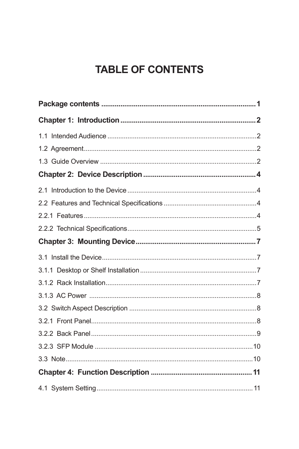 TP-Link TL-SG2224WEB User Manual | Page 4 / 75