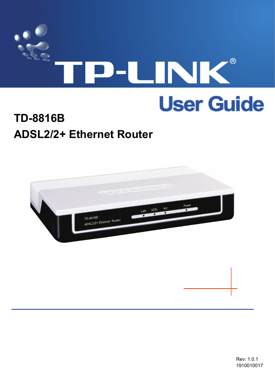 TP-Link TD-8816B User Manual | 54 pages