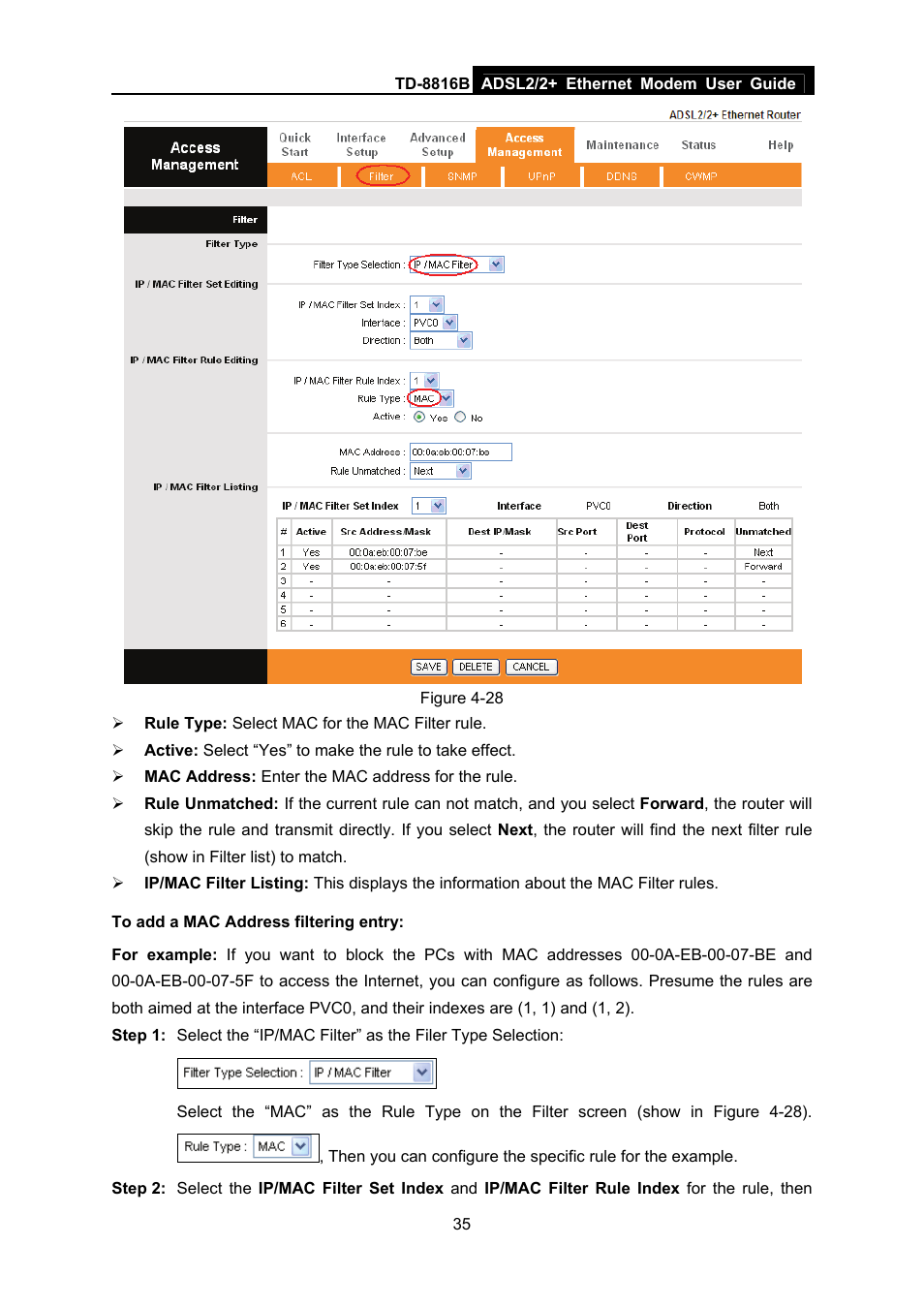 TP-Link TD-8816B User Manual | Page 41 / 54