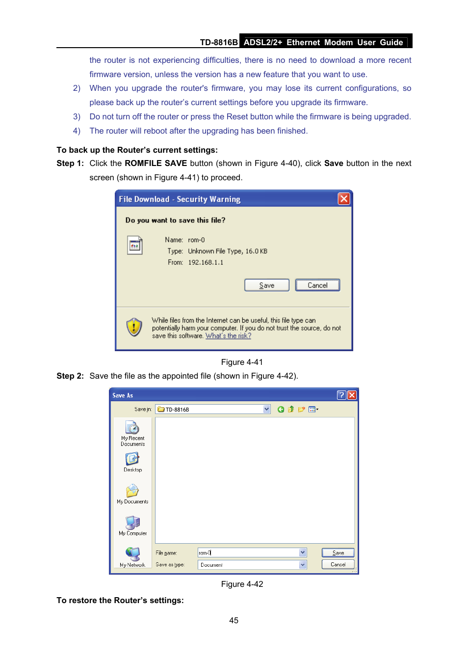 TP-Link TD-8816B User Manual | Page 51 / 54