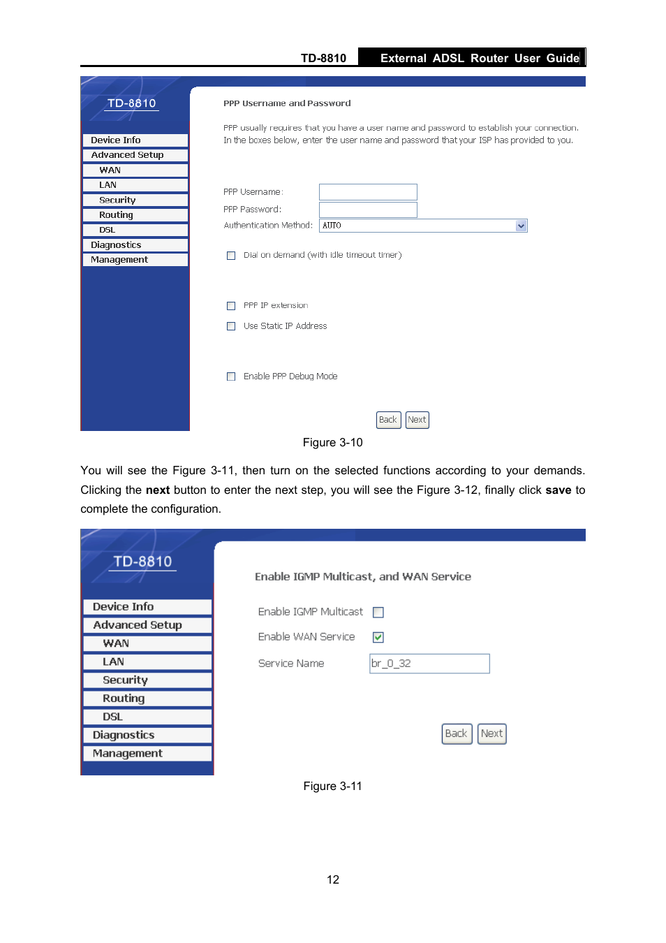 TP-Link External ADSL ROUTER TD-8810B User Manual | Page 17 / 35