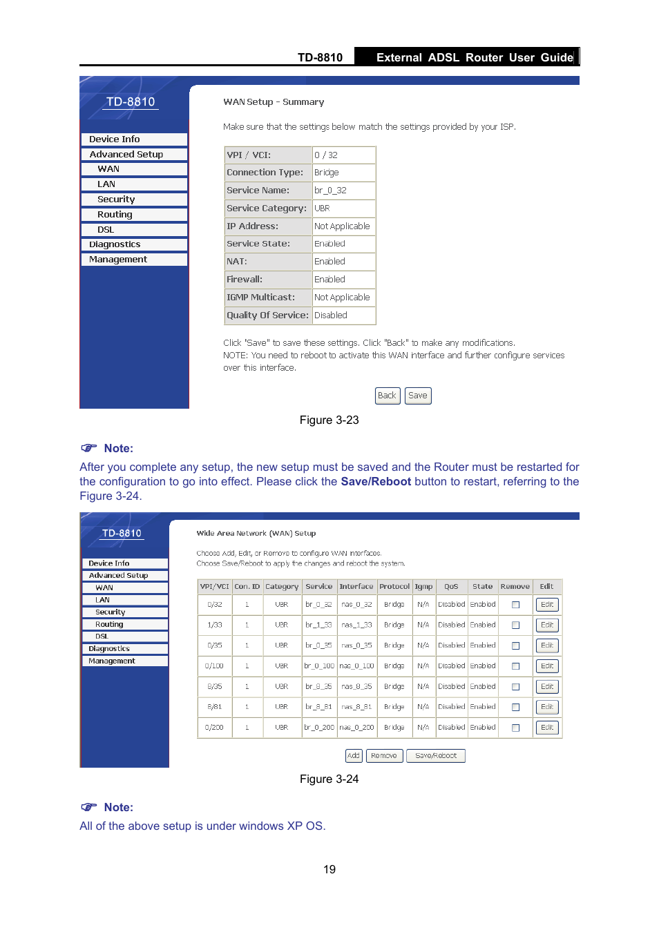 TP-Link External ADSL ROUTER TD-8810B User Manual | Page 24 / 35