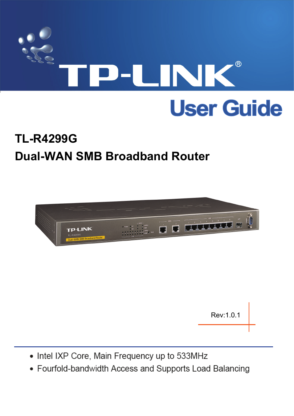 TP-Link TL-R4299G User Manual | 87 pages