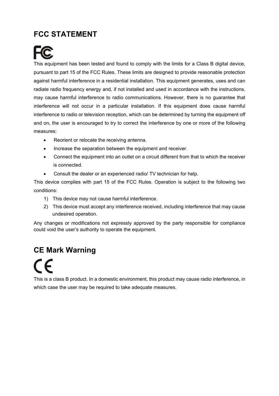 Fcc statement, Ce mark warning | TP-Link TL-R4299G User Manual | Page 3 / 87