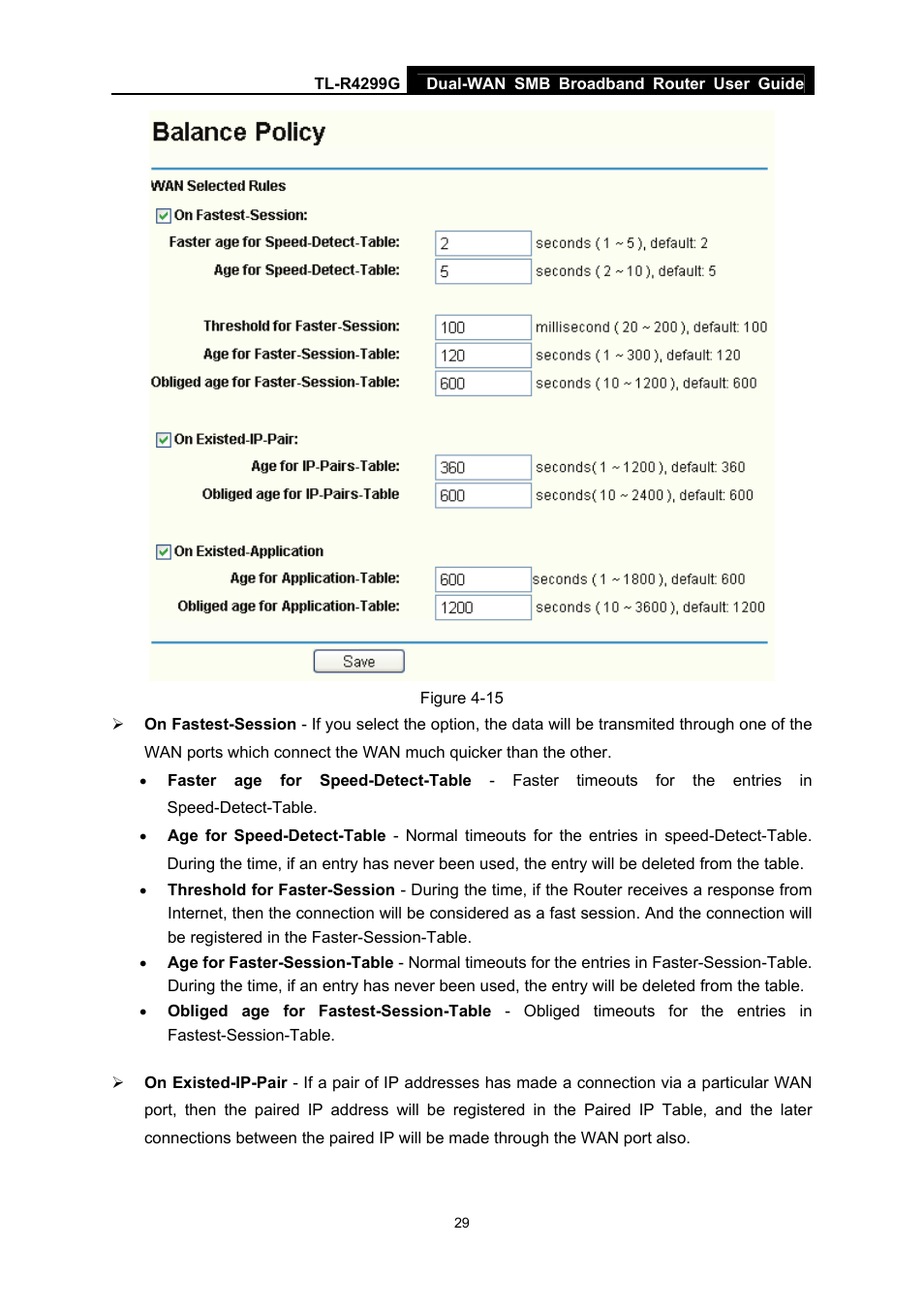 TP-Link TL-R4299G User Manual | Page 35 / 87