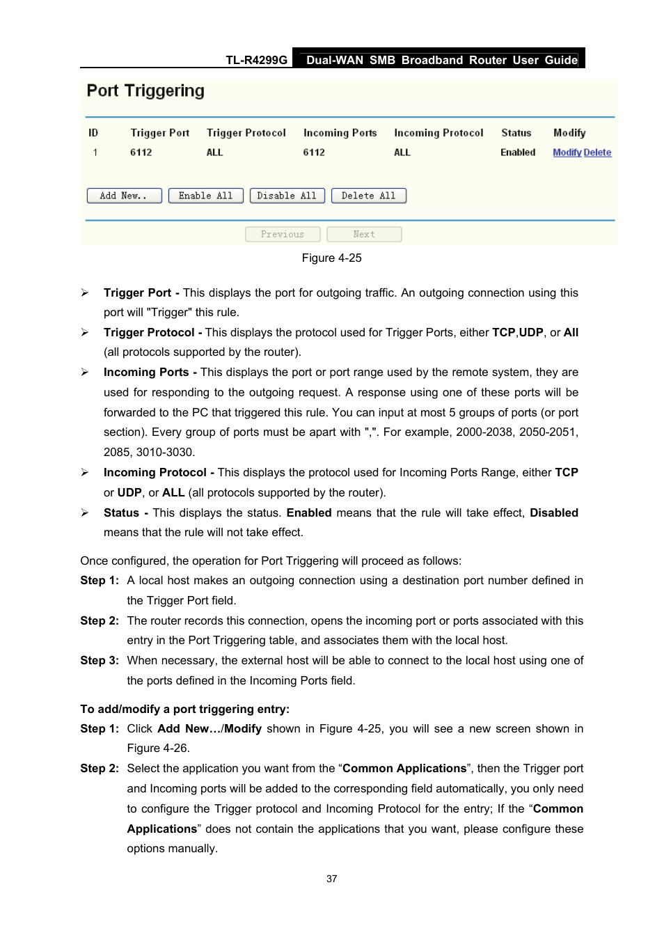 TP-Link TL-R4299G User Manual | Page 43 / 87