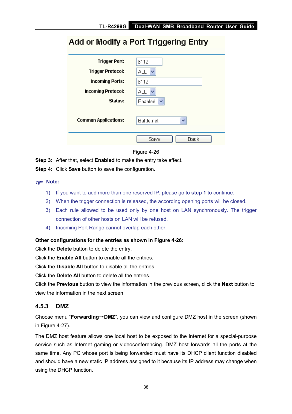 3 dmz | TP-Link TL-R4299G User Manual | Page 44 / 87