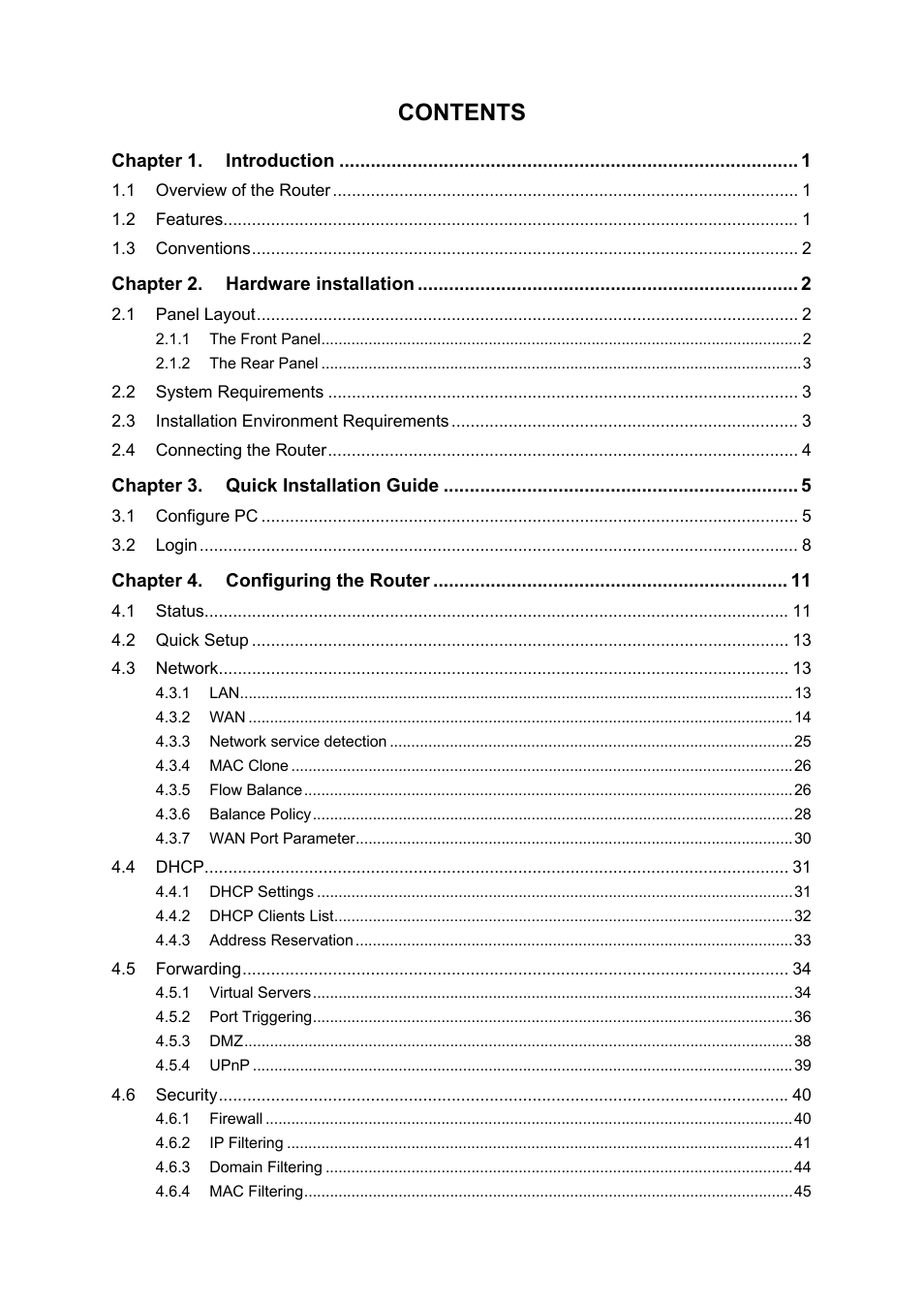 TP-Link TL-R4299G User Manual | Page 5 / 87