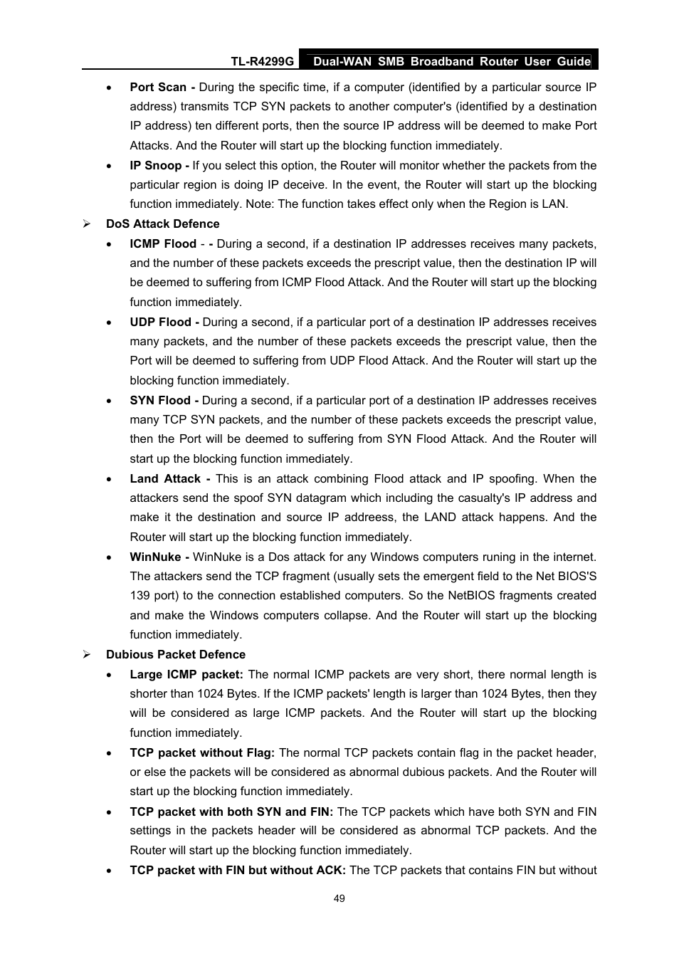 TP-Link TL-R4299G User Manual | Page 55 / 87