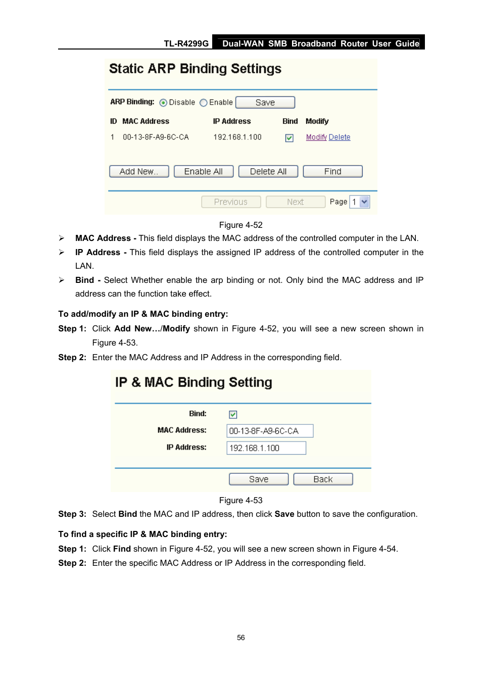 TP-Link TL-R4299G User Manual | Page 62 / 87