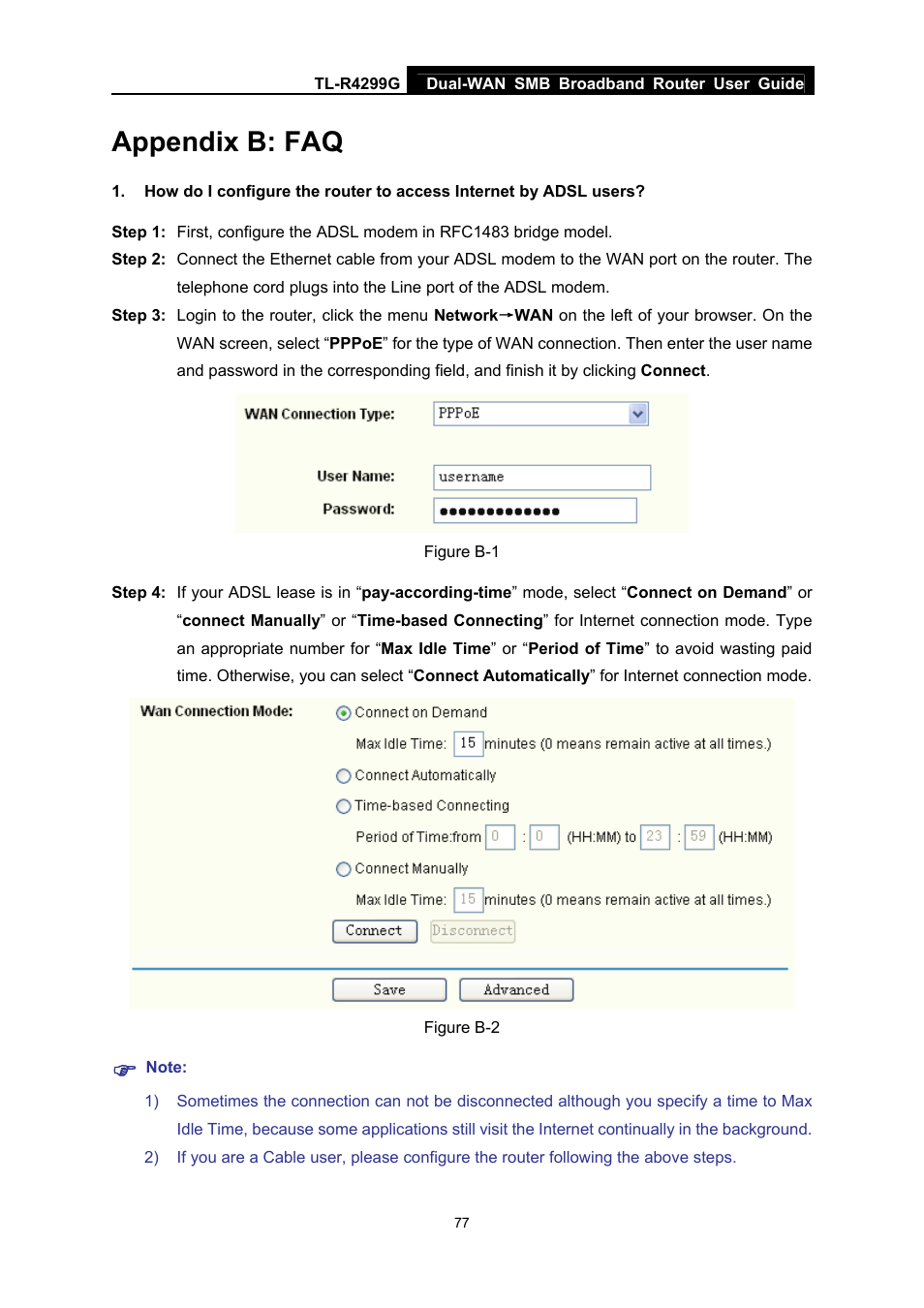 Appendix b: faq | TP-Link TL-R4299G User Manual | Page 83 / 87