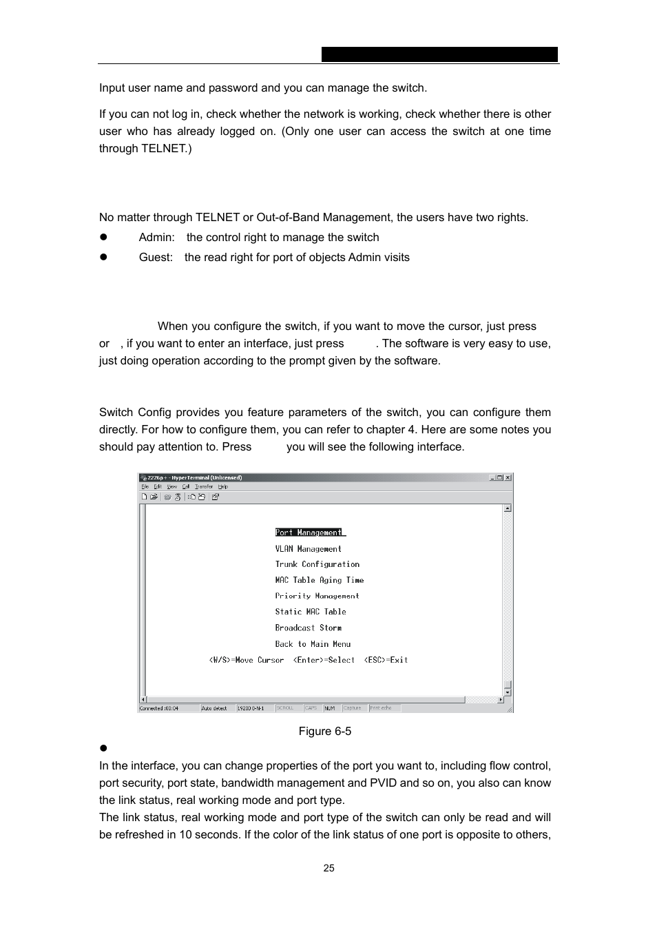 5 configuration of out-of-band management | TP-Link TL-SF2226P User Manual | Page 28 / 37