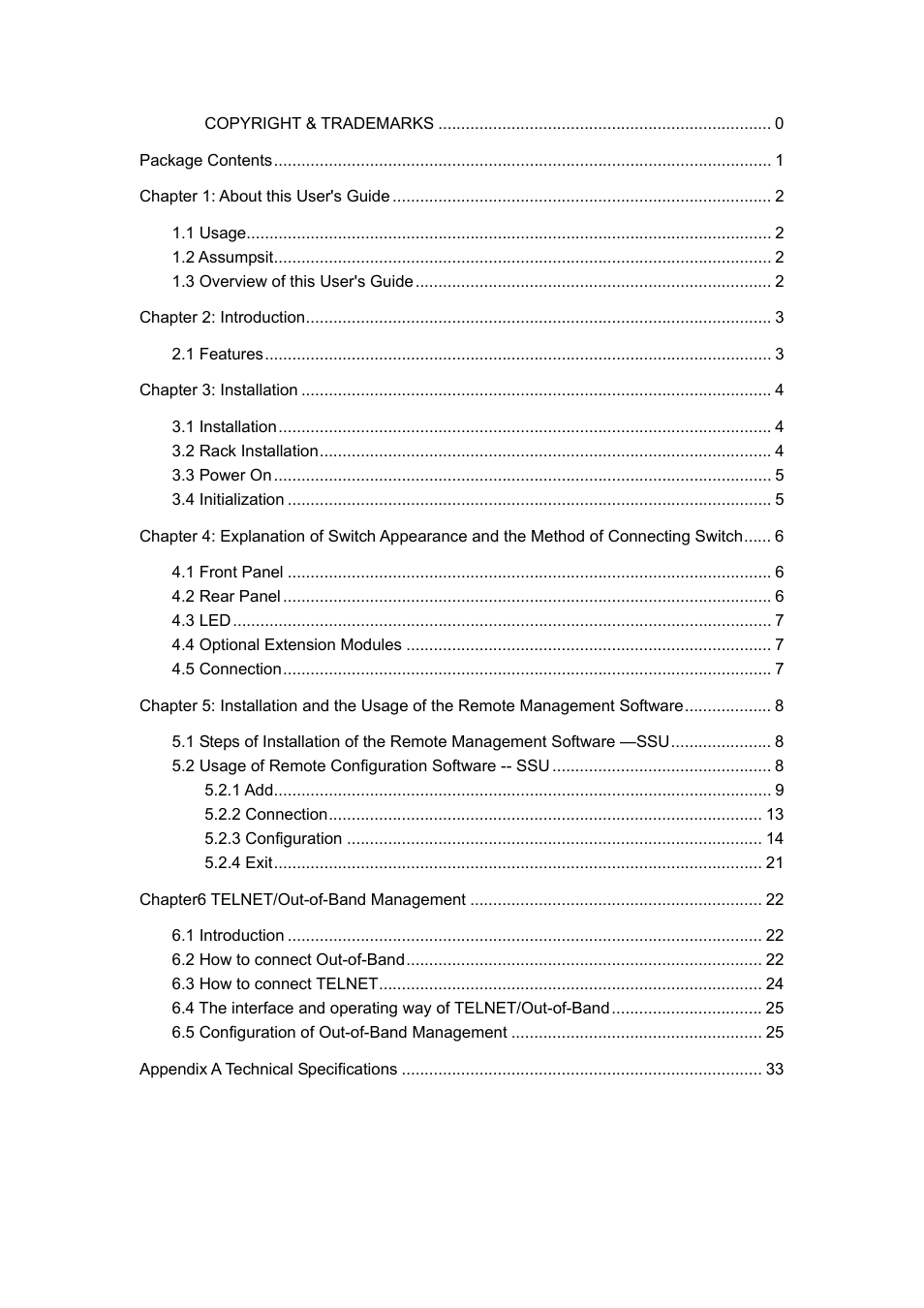 TP-Link TL-SF2226P User Manual | Page 3 / 37
