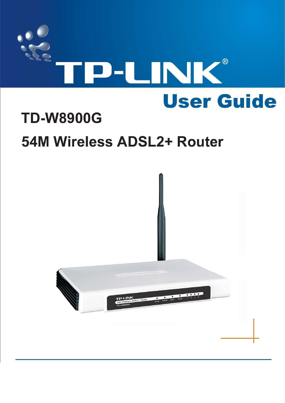 TP-Link TD-W8900G User Manual | 88 pages