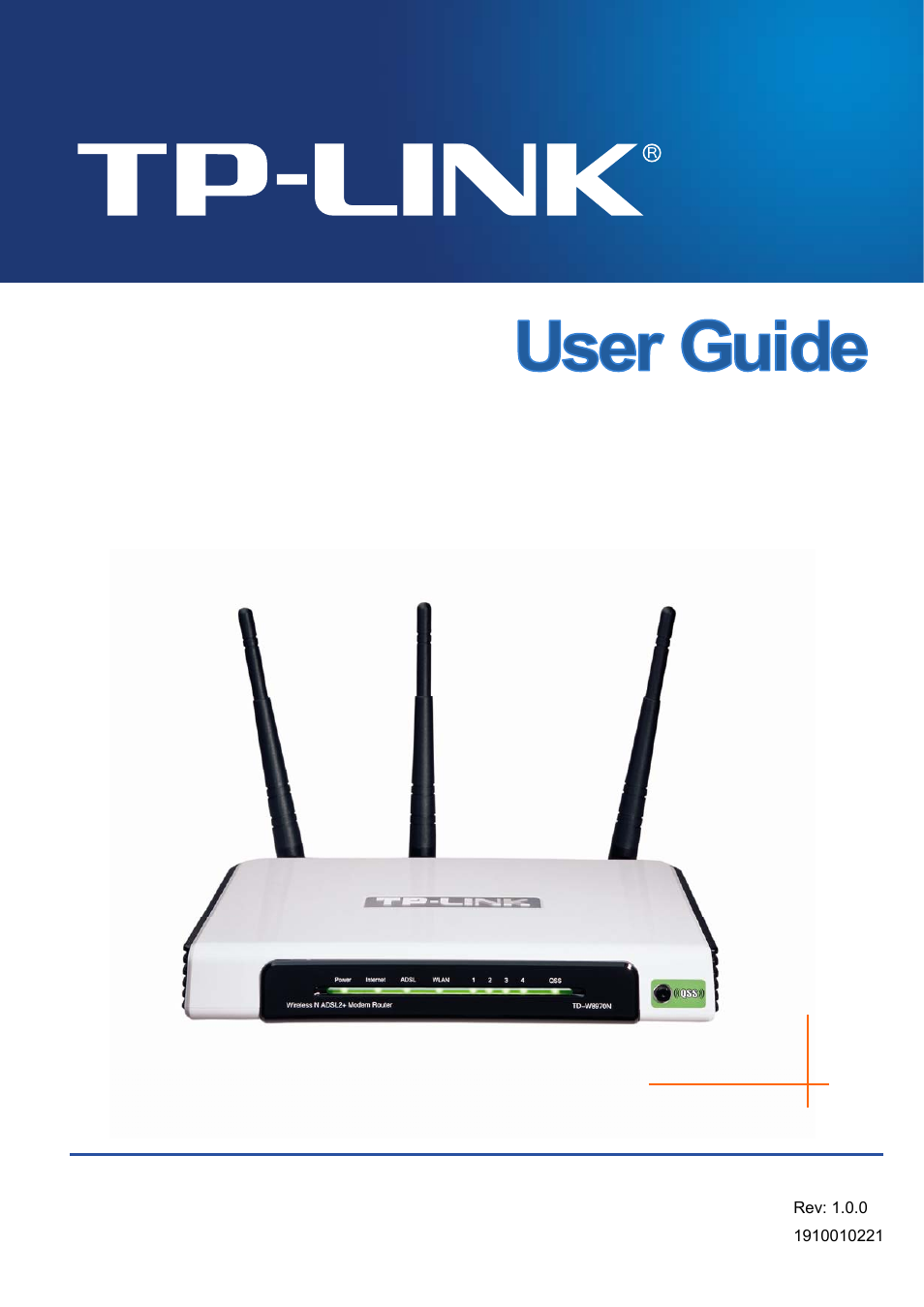 TP-Link TD-W8970N User Manual | 116 pages