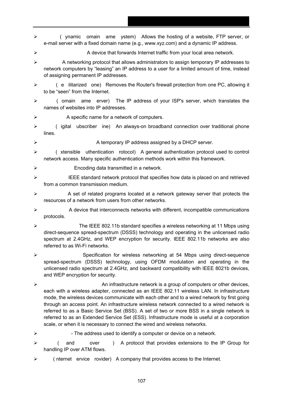 TP-Link TD-W8970N User Manual | Page 114 / 116