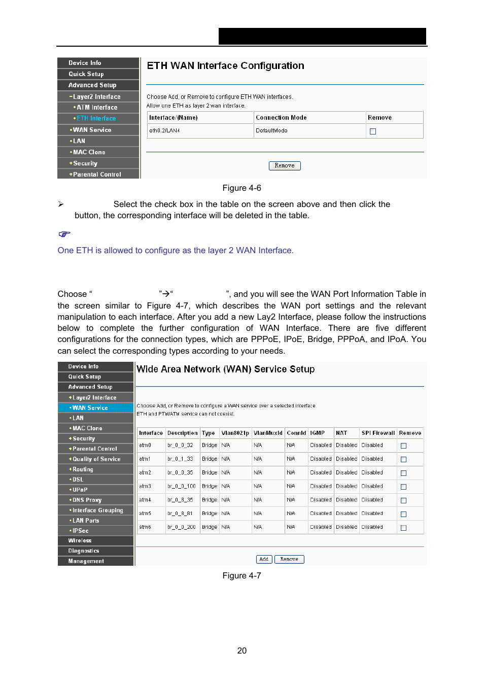 2 wan service, Wan service, Connection | TP-Link TD-W8970N User Manual | Page 27 / 116