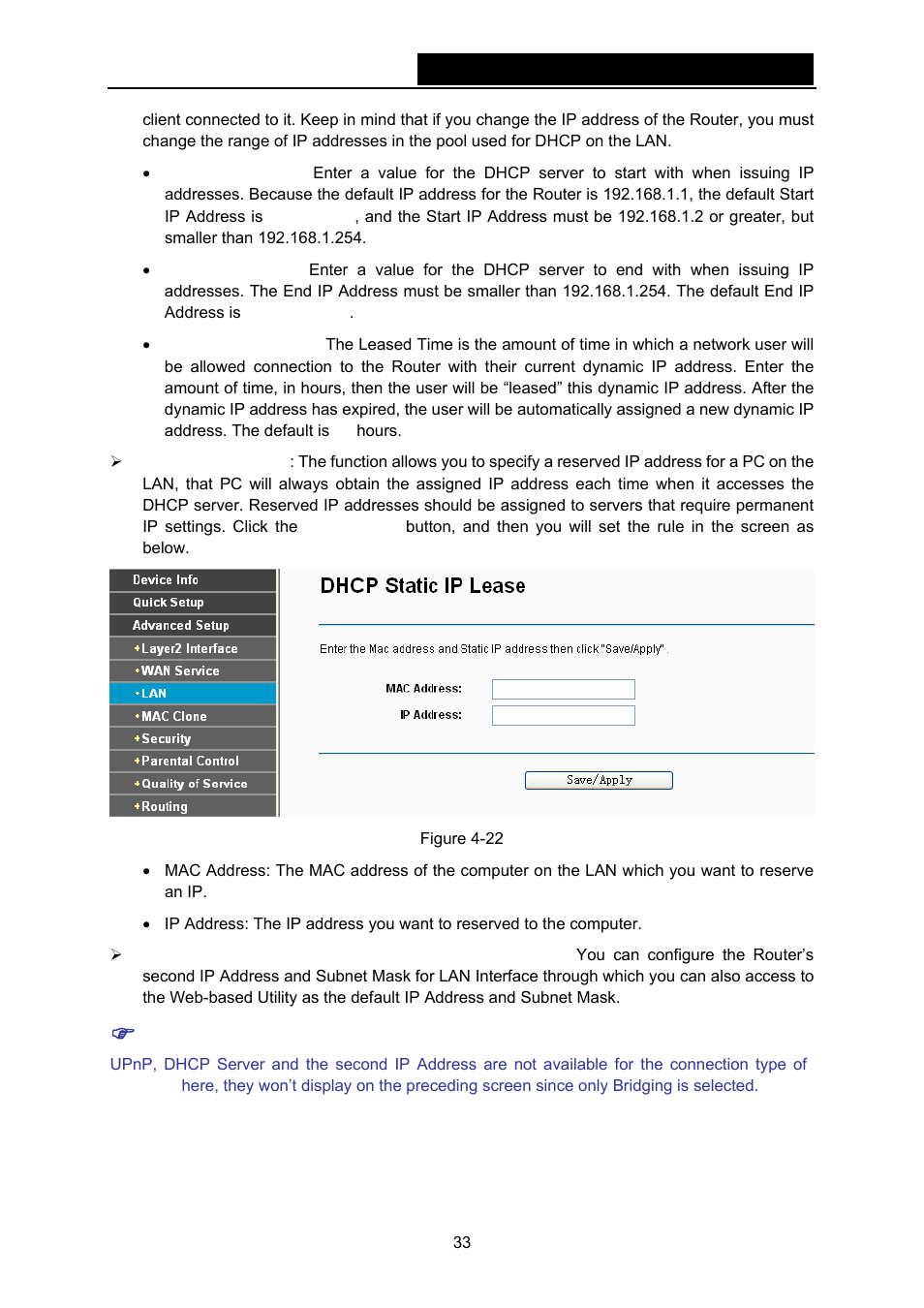 4 mac address clone | TP-Link TD-W8970N User Manual | Page 40 / 116