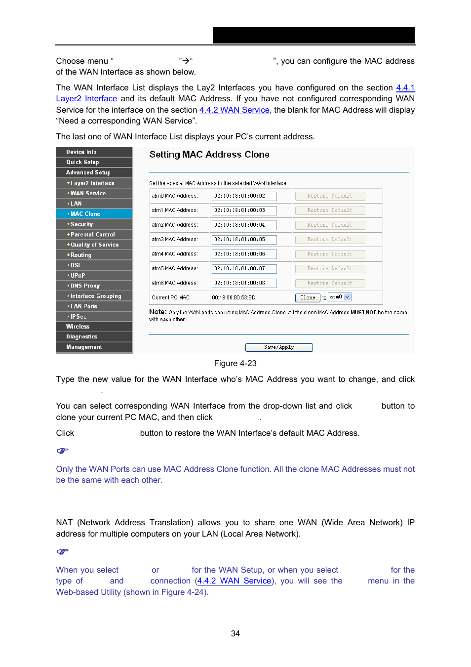 5 nat | TP-Link TD-W8970N User Manual | Page 41 / 116