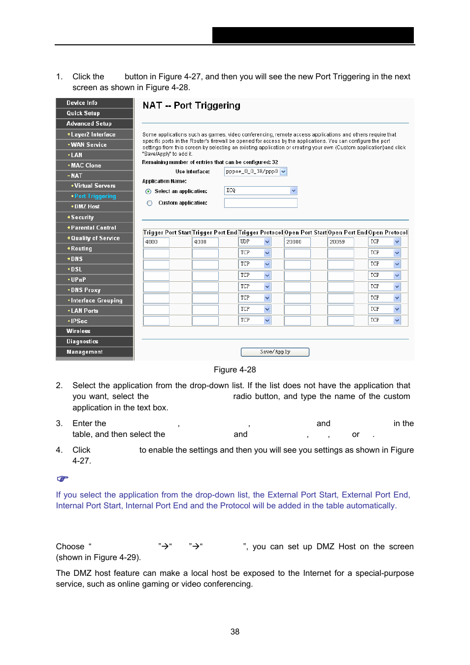 3 dmz host | TP-Link TD-W8970N User Manual | Page 45 / 116