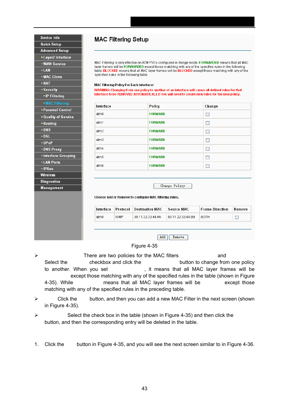 TP-Link TD-W8970N User Manual | Page 50 / 116