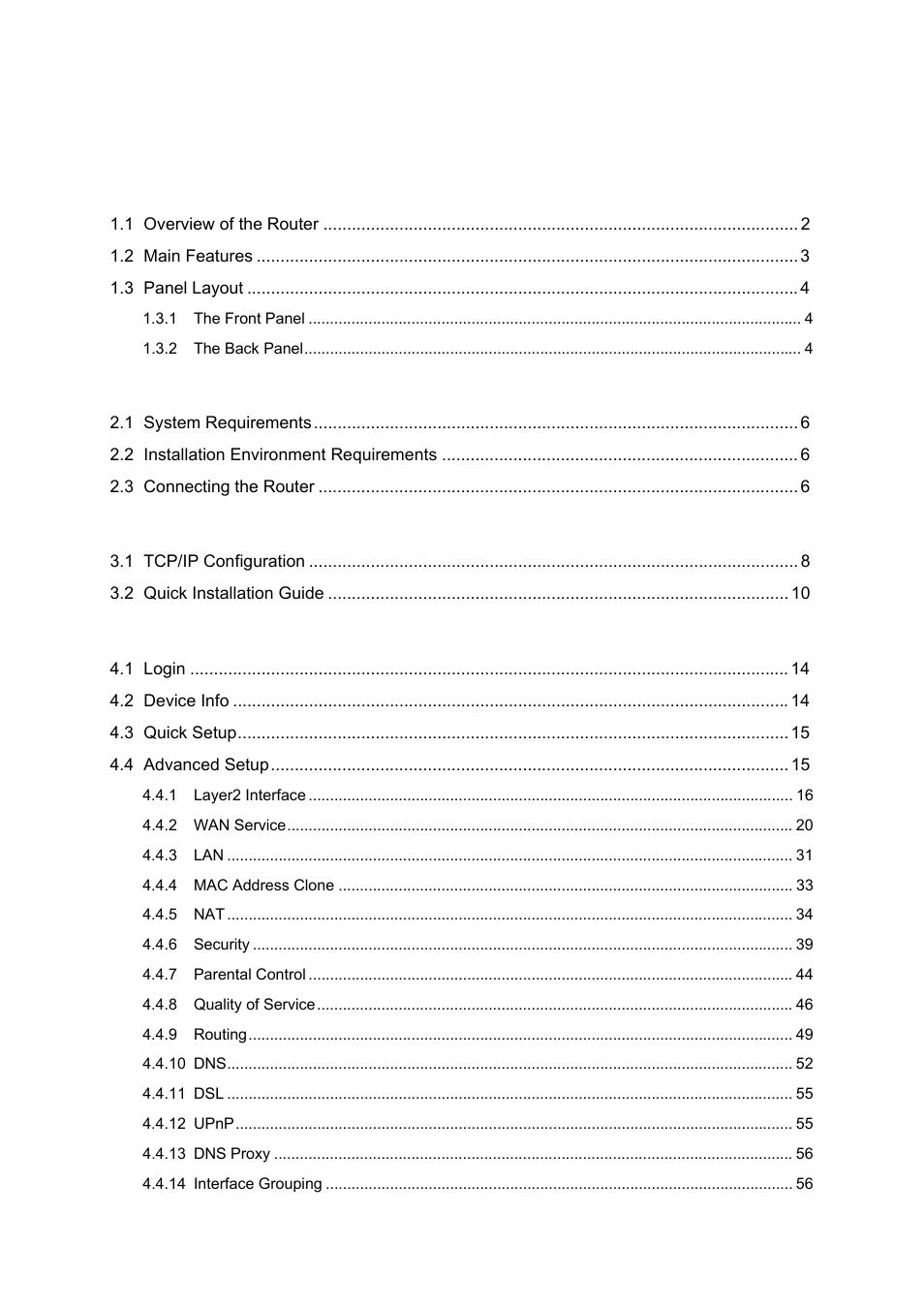 TP-Link TD-W8970N User Manual | Page 6 / 116