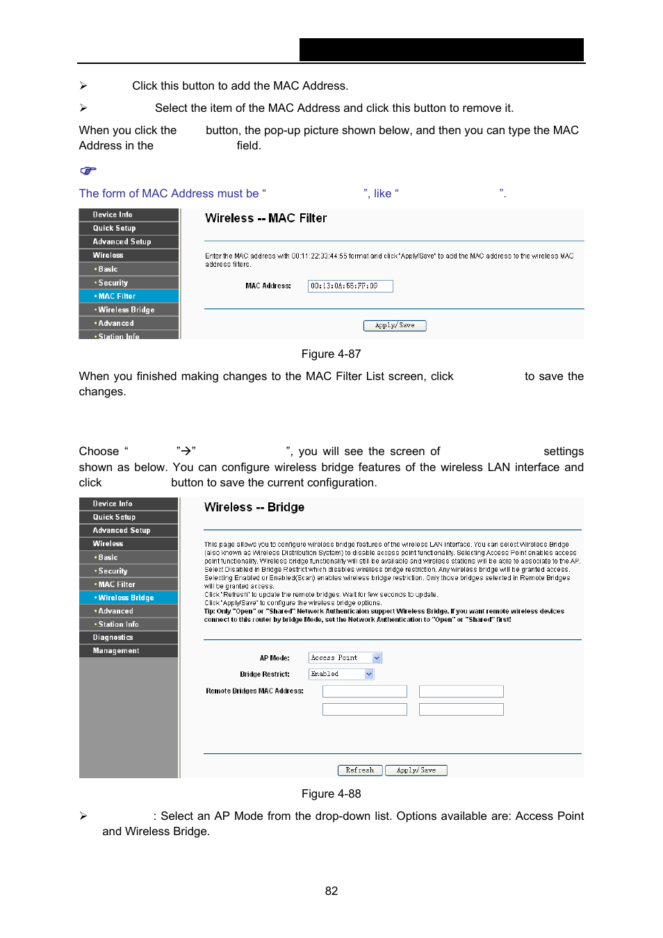 4 wireless bridge | TP-Link TD-W8970N User Manual | Page 89 / 116
