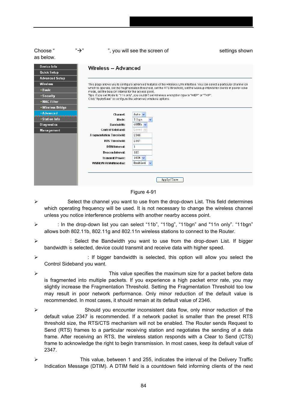 5 advanced | TP-Link TD-W8970N User Manual | Page 91 / 116