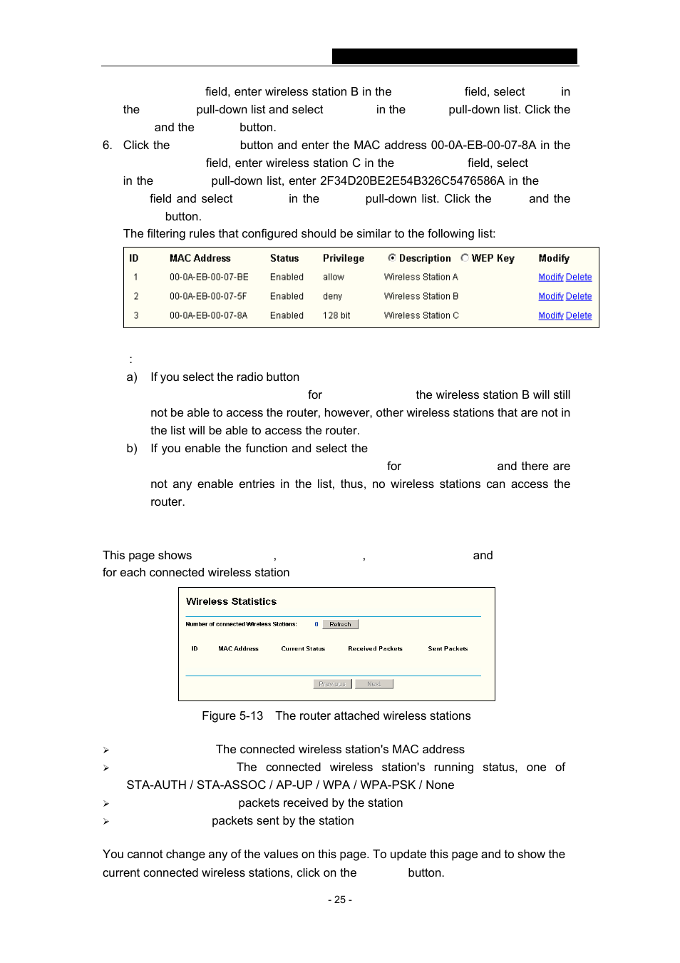 3 wireless statistics | TP-Link TL-WR641G User Manual | Page 31 / 67