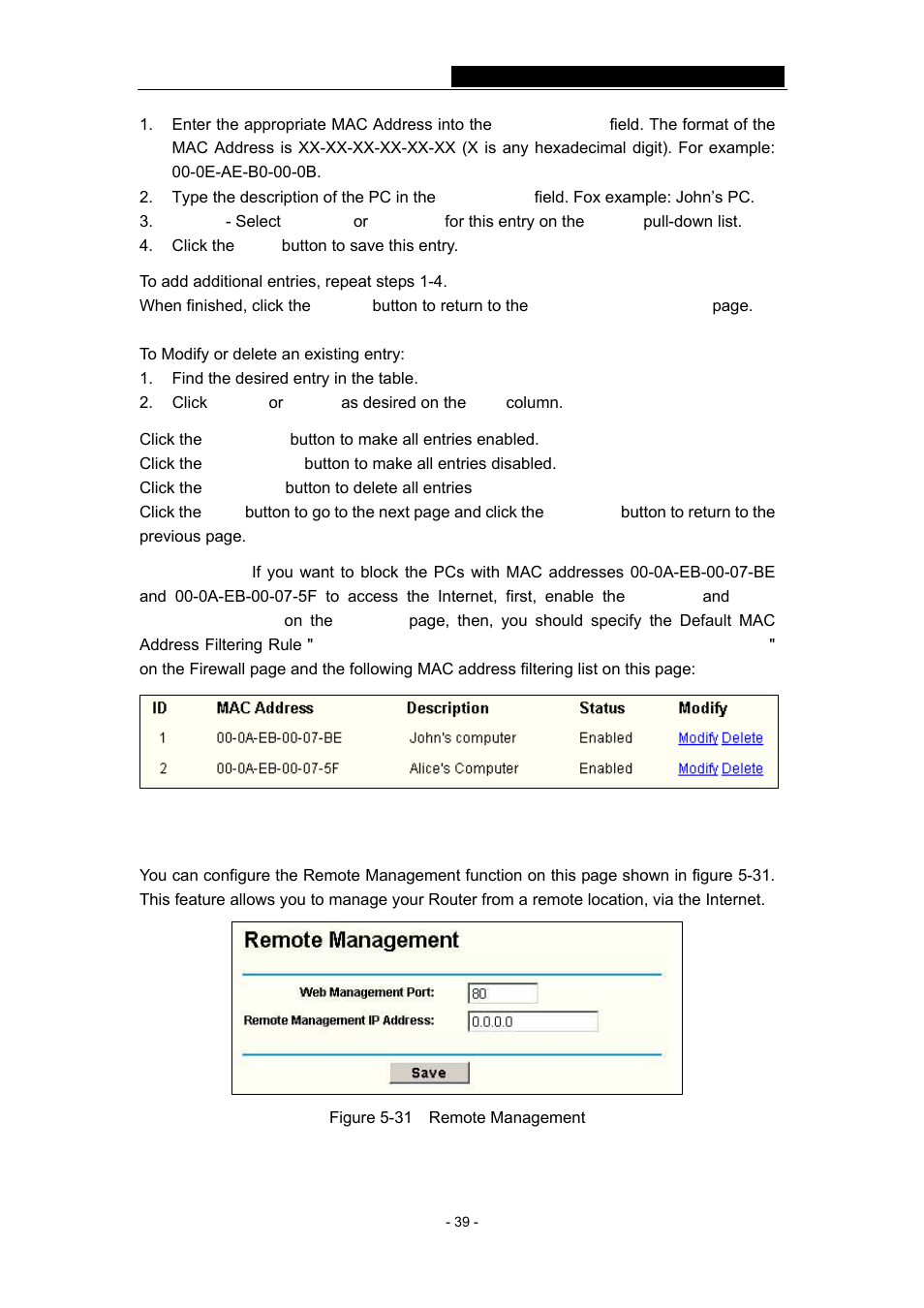 5 remote management | TP-Link TL-WR641G User Manual | Page 45 / 67