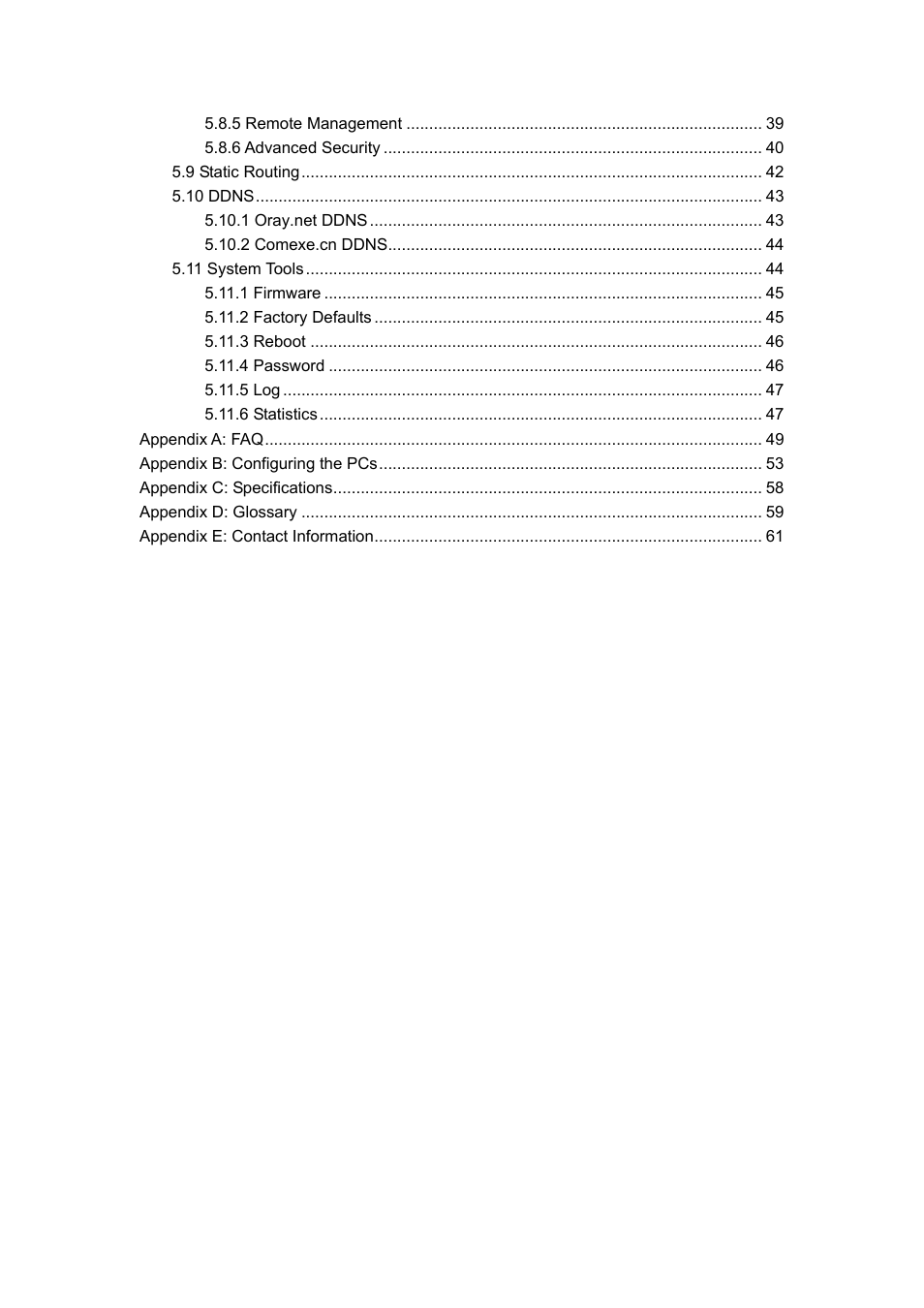 TP-Link TL-WR641G User Manual | Page 6 / 67