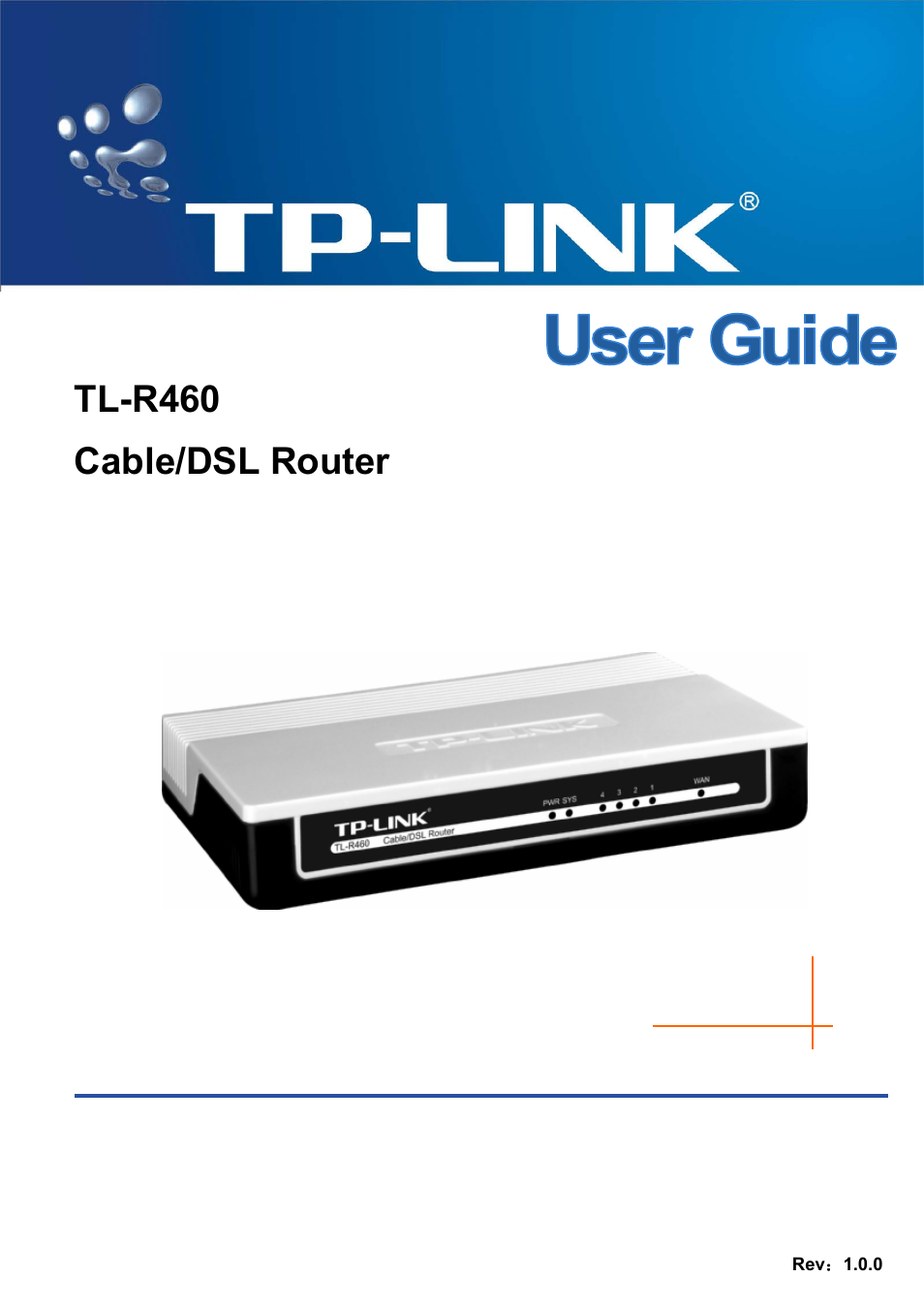 TP-Link TL-R460 User Manual | 77 pages