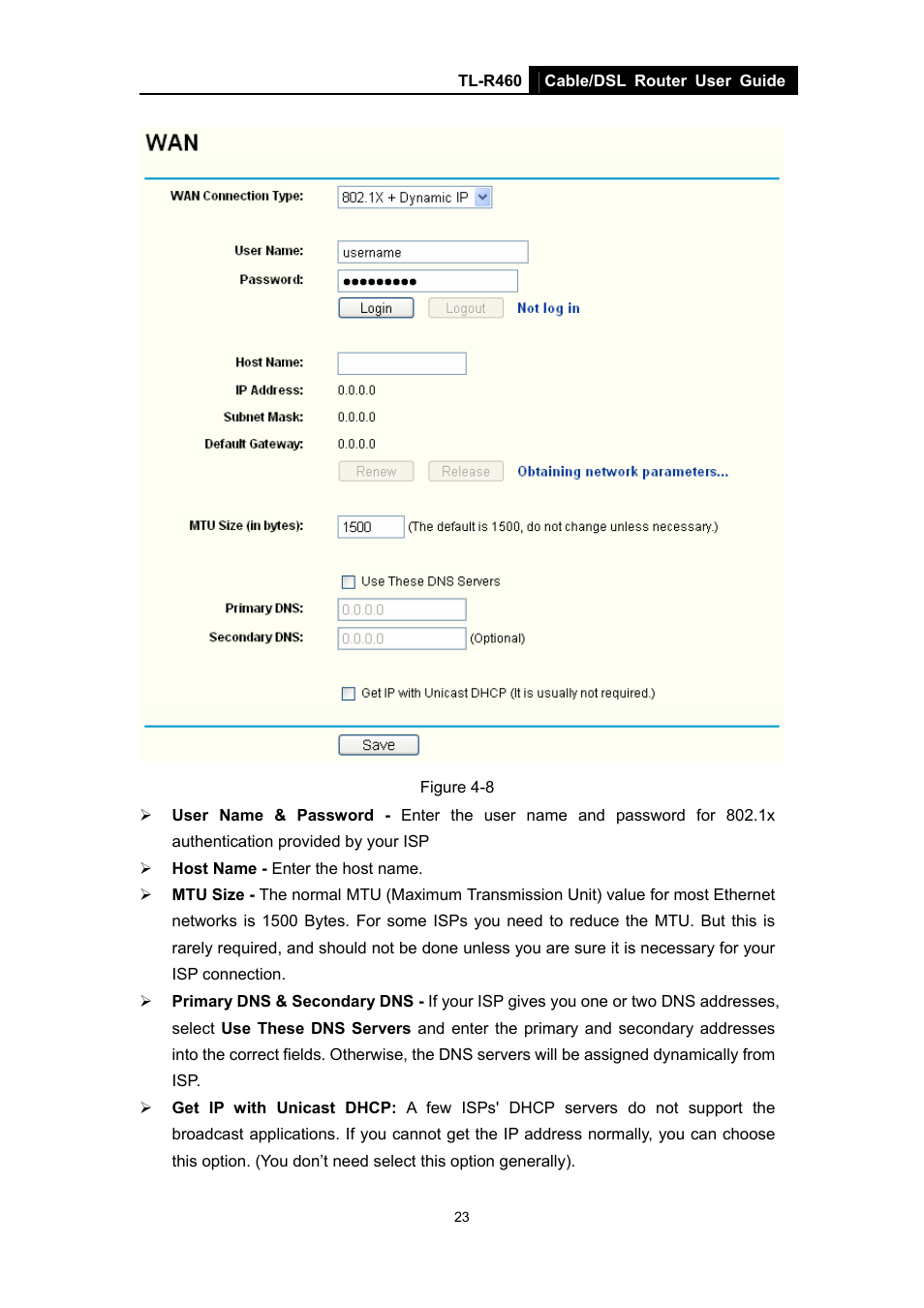 TP-Link TL-R460 User Manual | Page 30 / 77